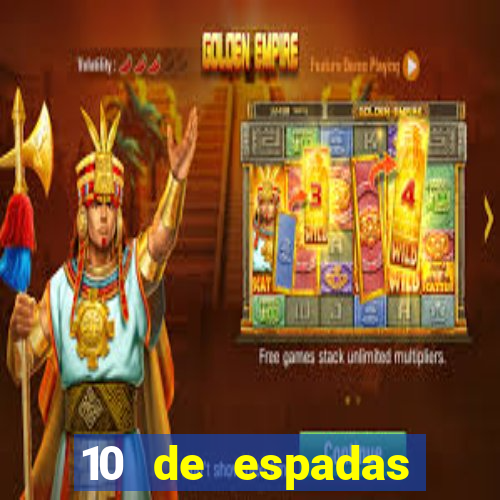 10 de espadas tarot amor